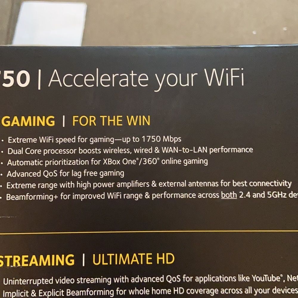 NETGEAR Nighthawk AC1750 Smart WiFi Router - R6700 - Picture 5 of 8